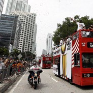 MIAMI HEAT PARADE 2012!! (Photos) On The Streets & Behind The Scenes!