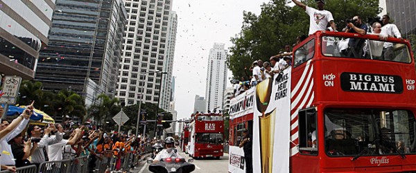 MIAMI HEAT PARADE 2012!! (Photos) On The Streets & Behind The Scenes! Dwyane Wade